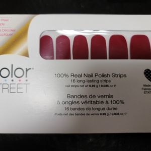 Color Street Nail Strips Beijing Beauty Red